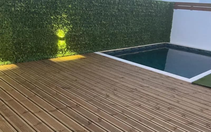 Decks, pérgolas, vedações e mandeiras em geral | Arawood Garden