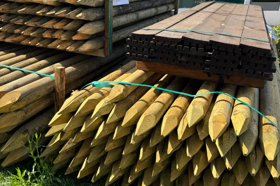 Madeiras disponíveis para comercialização pela Arawood Garden.